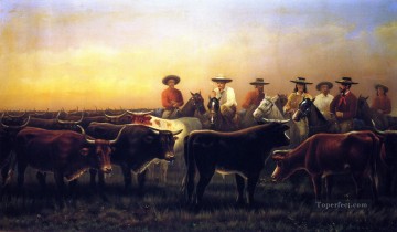  chevaux Peintre - James Walker Juge des Plains chevaux